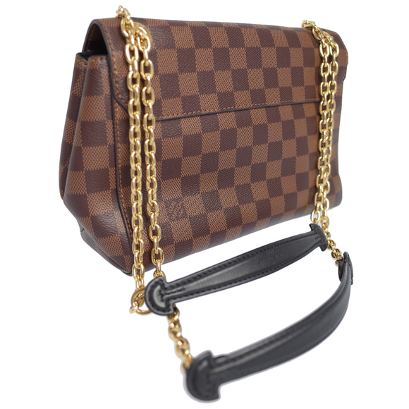 Louis Vuitton Damier Vavin PM Shoulder Bag Noir Black - Picture 2 of 9